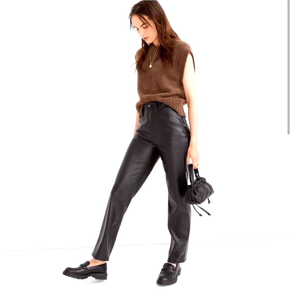 Madewell The Perfect Vintage Faux Leather Pant